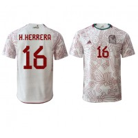 Camisa de time de futebol México Hector Herrera #16 Replicas 2º Equipamento Mundo 2022 Manga Curta